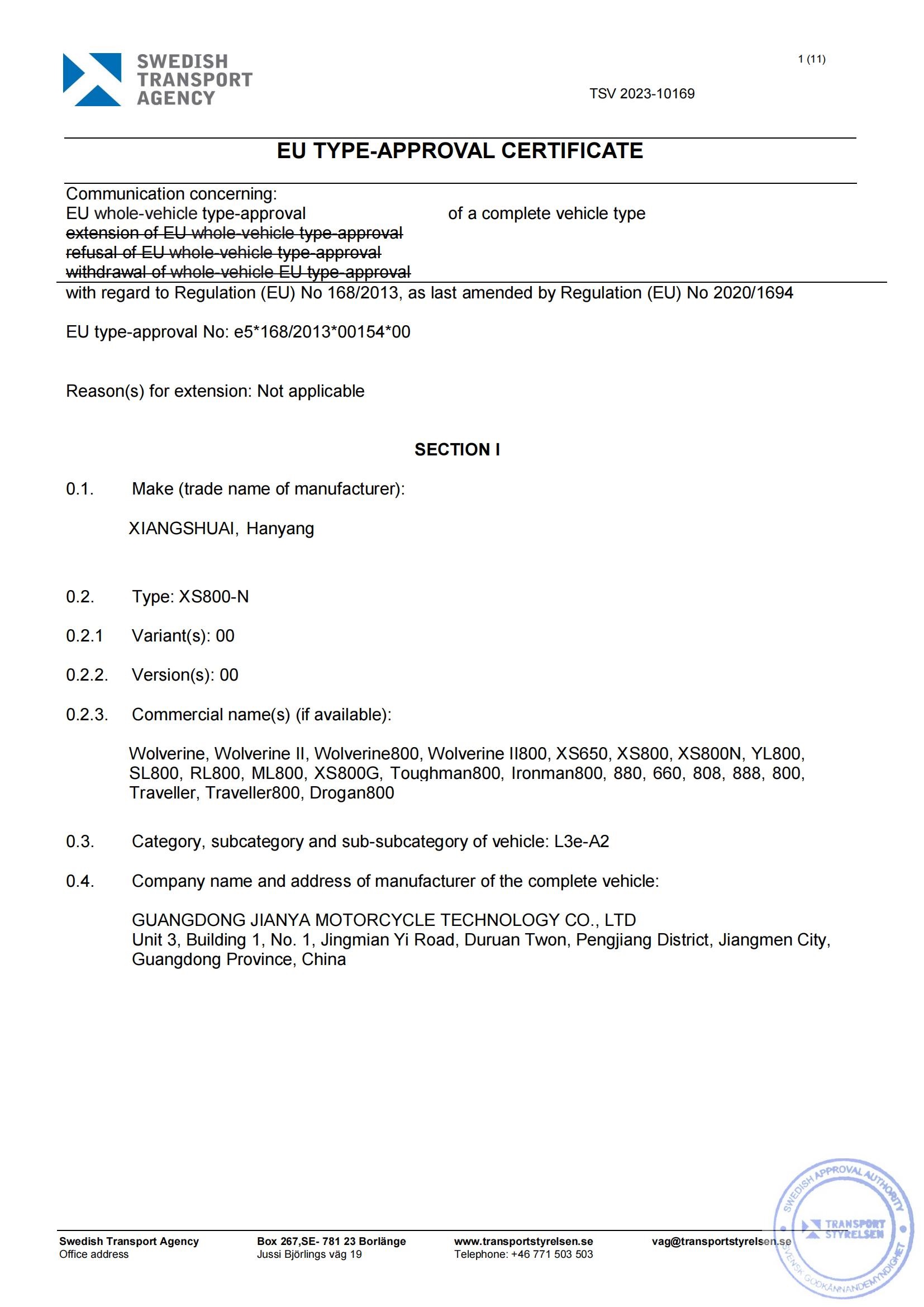 EU5 Certificate (2)